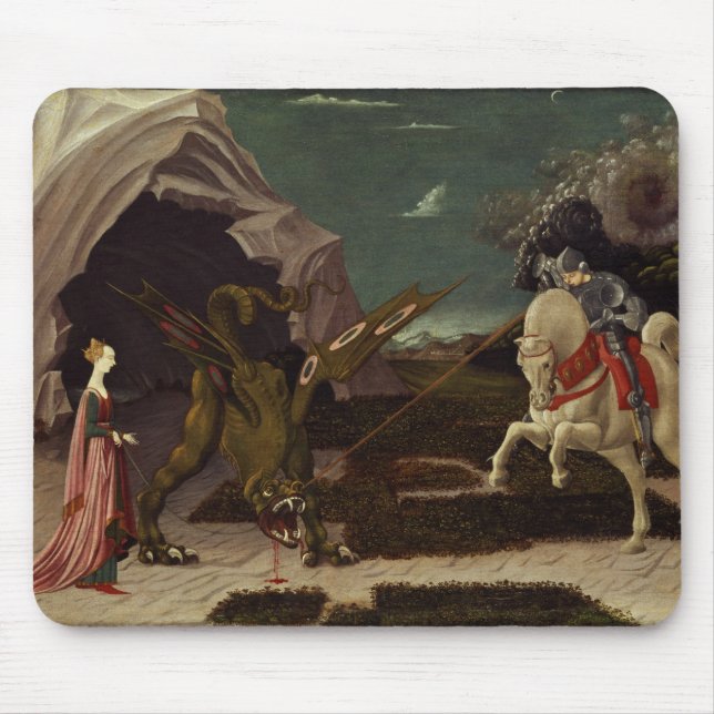 St George und der Drache, c.1470 Mousepad (Vorne)