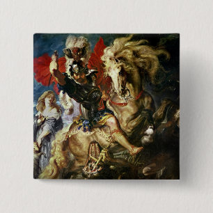 St George und der Drache, c.1606 Button