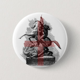 St. George und der Drache England Button