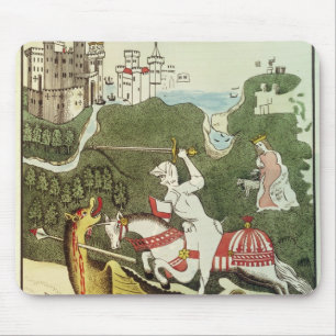 St George und der Drache Mousepad