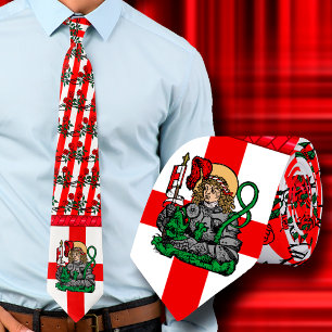 St. George und der Drache (Nürnberg) Neck Tie Krawatte