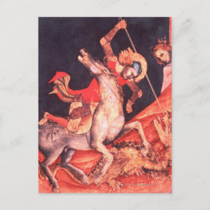 St. George und der Drache Postkarte
