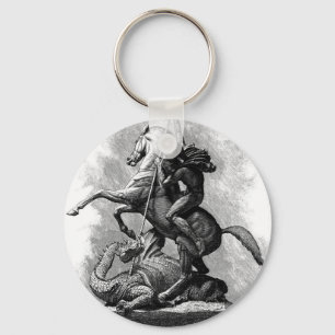 St. George und der Drache Schlüsselanhänger