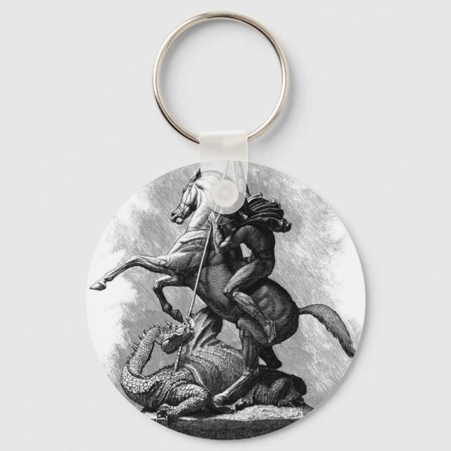 St. George und der Drache Schlüsselanhänger (Vorderseite)
