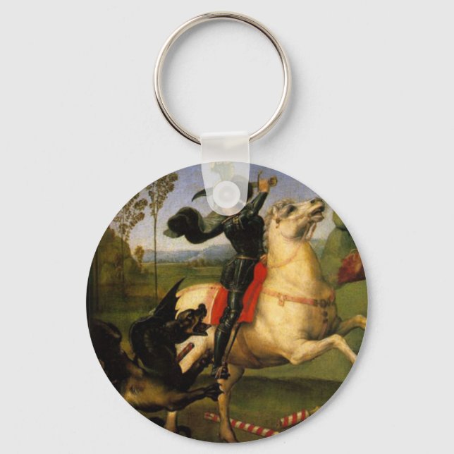 St. George und der Drache Schlüsselanhänger (Vorderseite)
