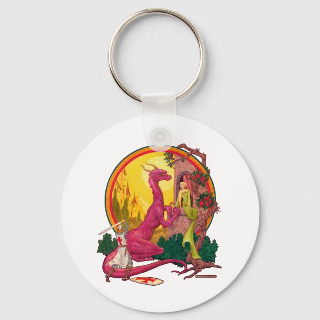 St. George und der Drache Schlüsselanhänger (Vorderseite)