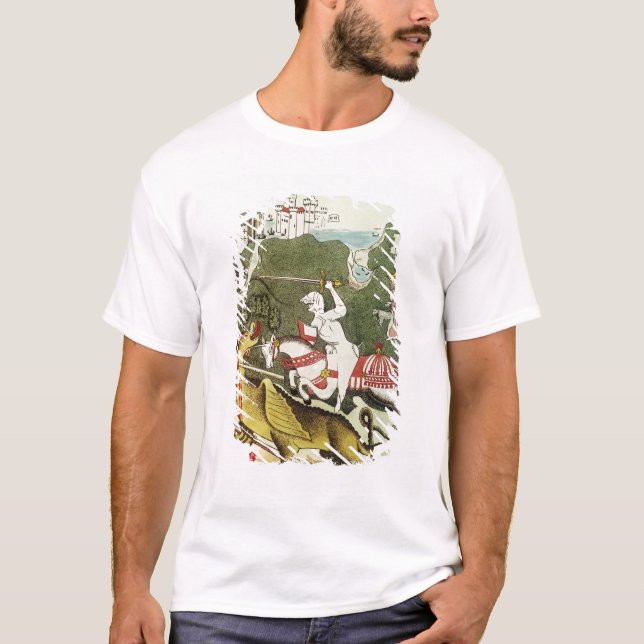 St George und der Drache T-Shirt (Vorderseite)