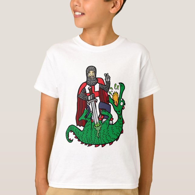 St. George und der Drache T-Shirt (Vorderseite)