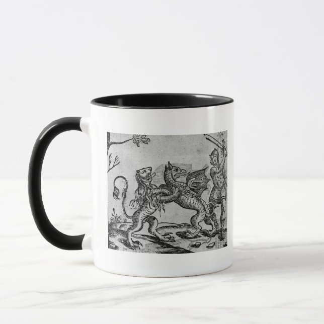 St George und der Drache Tasse (Links)