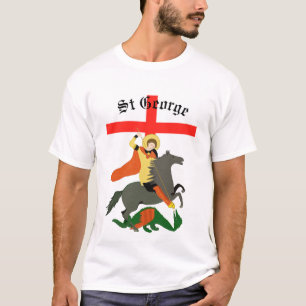 St. George und der Drache und Kreuz des hl. Georgs T-Shirt