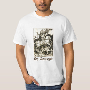 ST. GEORGE UND DRAGON , Schwarz-weiß T-Shirt