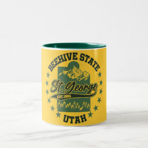 St. George, Utah Zweifarbige Tasse