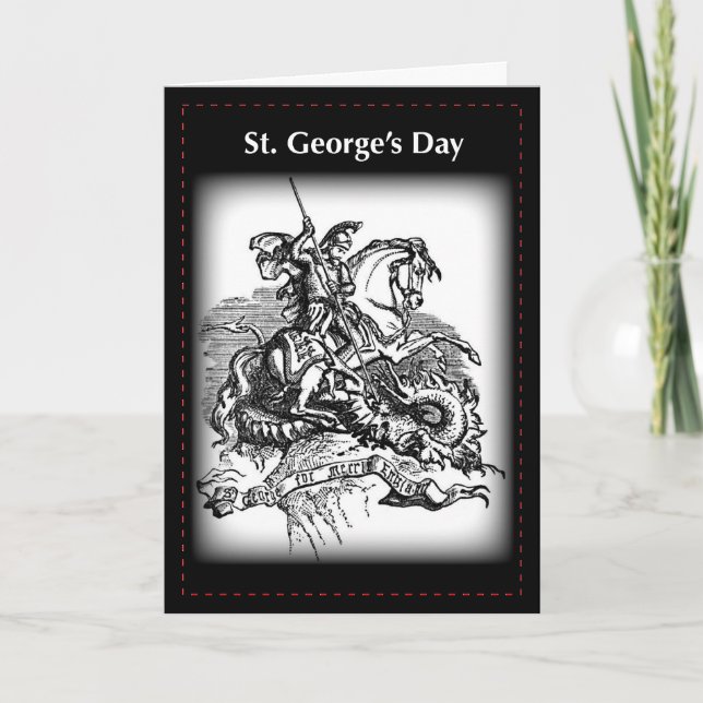 St. George's Day, carte noire (Devant)