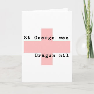 St. George's Day Karte