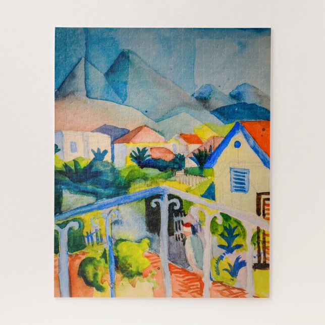 St Germain bei Tunis | Auguste Macke | (Vertikal)