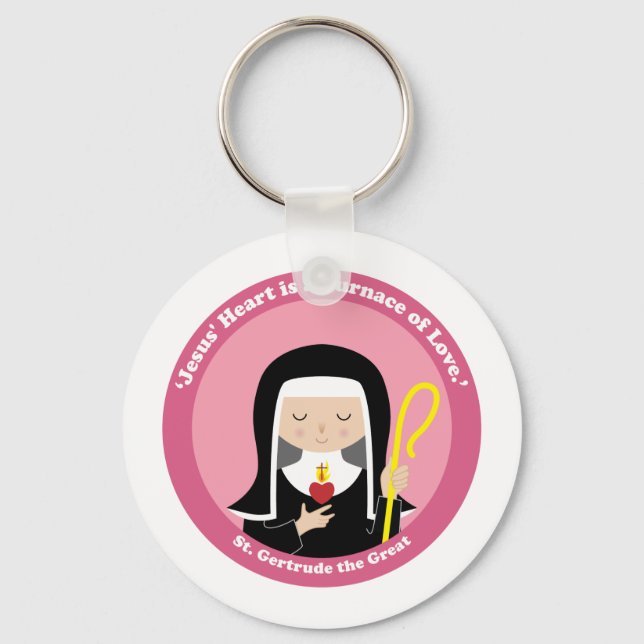 St. Gertrude the Great Schlüsselanhänger (Vorderseite)
