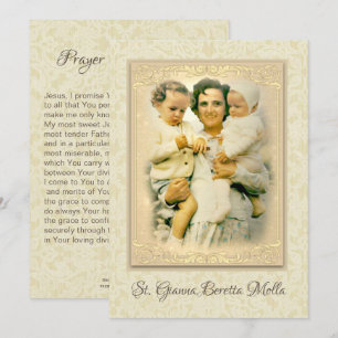 St. Gianna Beretta Molla Katholische Mutter Gebet Einladung