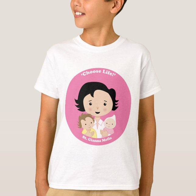 St. Gianna Molla T-Shirt (Vorderseite)