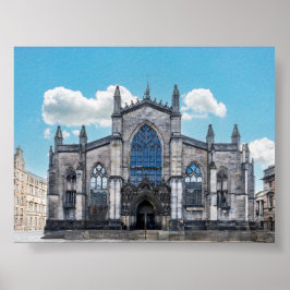 St Giles Cathedral in Edimburgh Poster