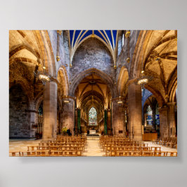 St Giles Kathedrale in Edinburgh Poster