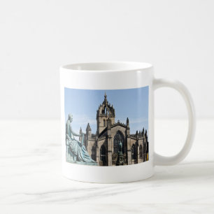 St- Gileskathedrale und David Hume-Statue Kaffeetasse