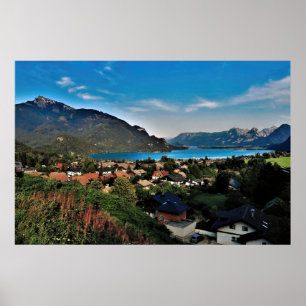 St. Gilgen und Wolfgangsee Poster