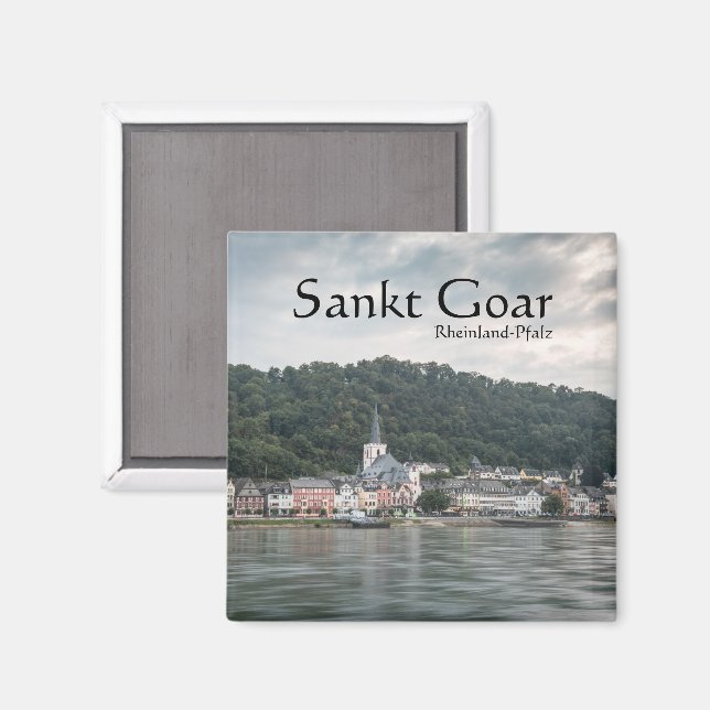 St. Goar am Rhein Magnet (Vorderseite/Rückseite)