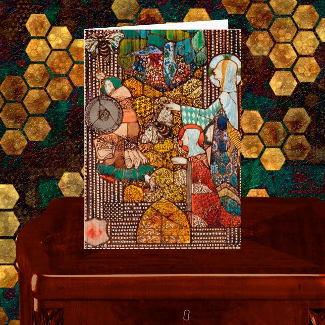 St Gobnait Drives Off a Cattle Raiders with Bees Karte (Von Creator hochgeladen)