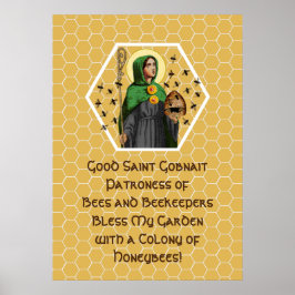 St. Gobnait von Ballyvourney (SAE 003) Poster
