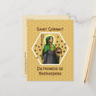 St. Gobnait von Ballyvourney (SAE 003) Postkarte