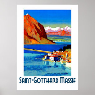 St. Gotthard Massif, Frankreich Poster