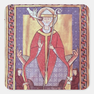 St Gregory Quadratischer Aufkleber