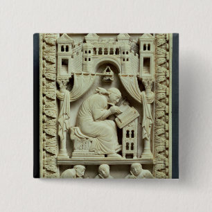 St- Gregoryschreiben mit Schreibern unten Button