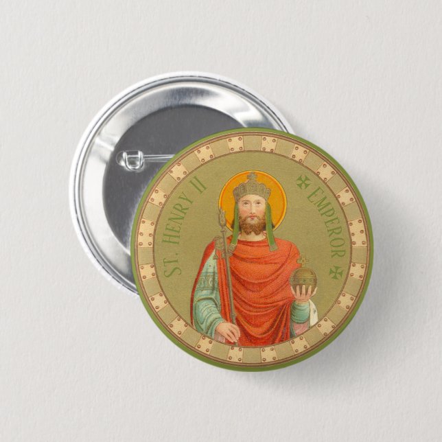 St. Heinrich II., Kaiser (BBS 10) Button (Vorne & Hinten)