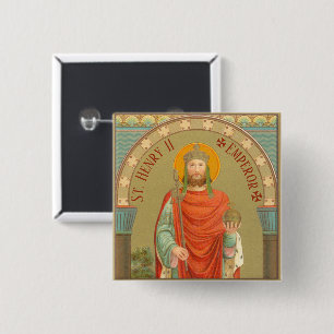 St. Heinrich II., Kaiser (BBS 10) Platz Button