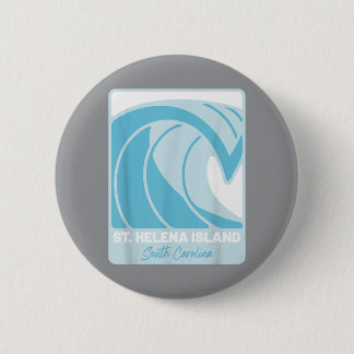 St. Helena Island South Carolina Sc-Wellen-Urlaub Button