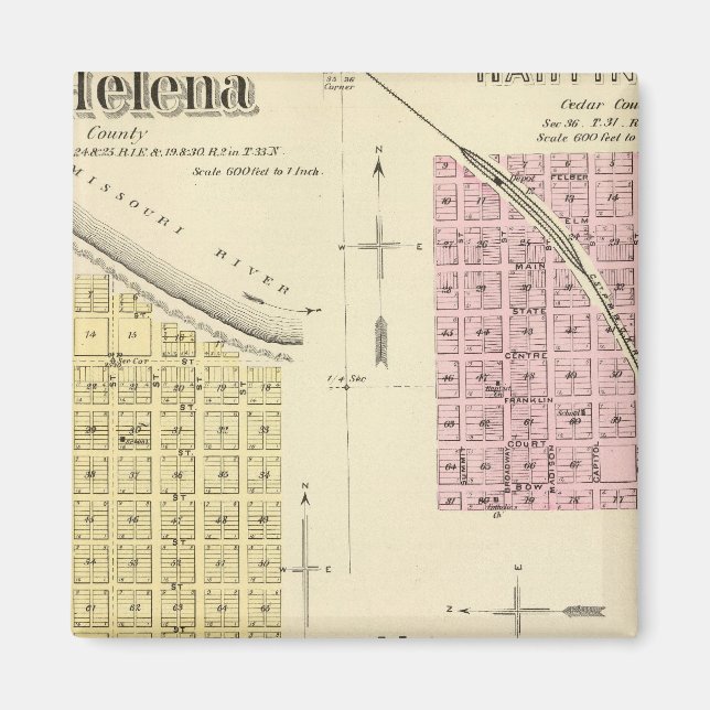 St. Helena, Nebraska Magnet (Vorne)