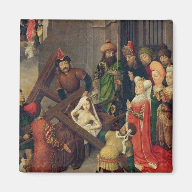 St. Helena und das Wunder des Wahren Kreuzes Magnet (Vorne)