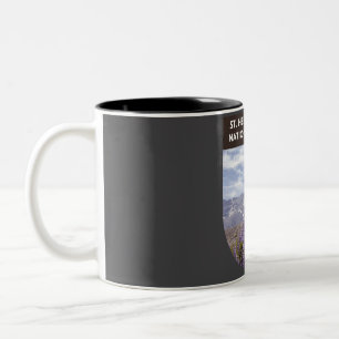 St. Helens Volcanicisches Nationaldenkmal Zweifarbige Tasse