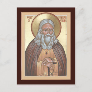 St. Herman of Alaska Gebetskarte Postkarte
