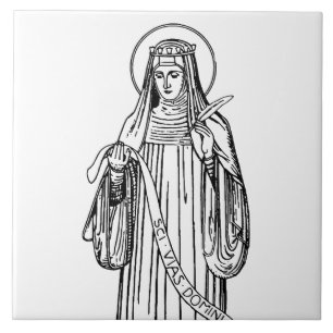 St. Hildegard of Bingen Doktor der Kirche Fliese
