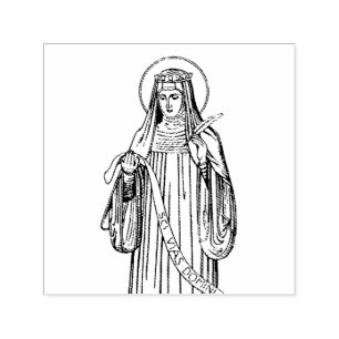St. Hildegard of Bingen Doktor der Kirche Permastempel