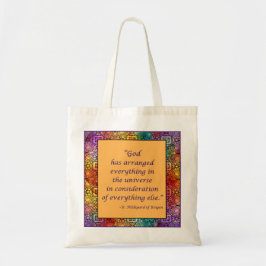 St. Hildegard of Bingen Quote Tasche