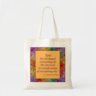 St. Hildegard of Bingen Quote Tasche