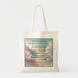 St. Hildegard of Bingen Quote Tote Bag Tragetasche
