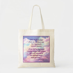 St. Hildegard of Bingen Quote Tote Bag Tragetasche