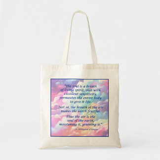 St. Hildegard of Bingen Quote Tote Bag Tragetasche