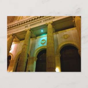 ST. IGNATIUS CHURCH IN San Francisco, Kalifornien Postkarte