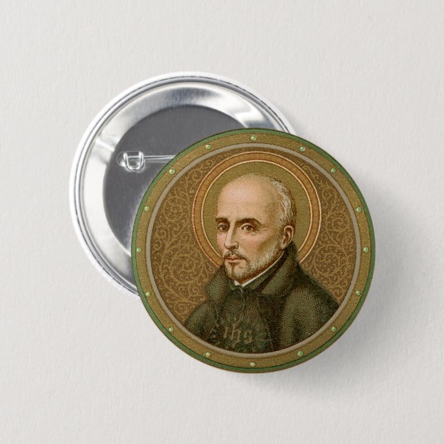 St. Ignatius Loyola (BK 050) Button (Vorne & Hinten)