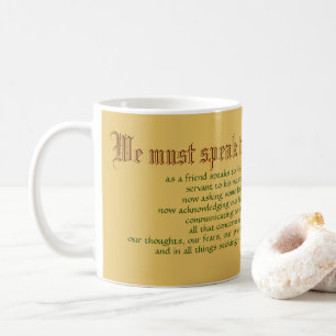 St. Ignatius Loyola (JM 27; Zitat) Kaffeetasse